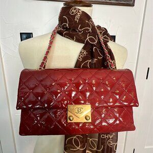 Chanel Accordion Tri-Flap bag